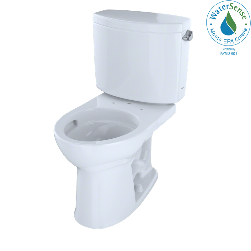 Drake II Round 1.28 gpf Right Hand Lever Two-Piece Toilet in Cotton White