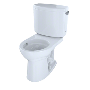 Drake II Round 1.28 gpf Right Hand Lever Two-Piece Toilet in Cotton White