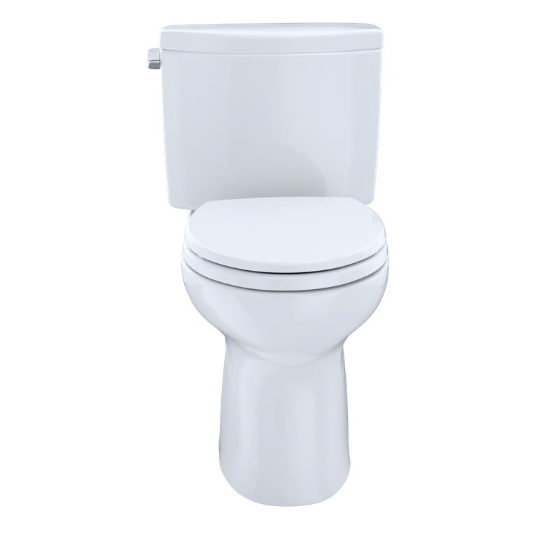 Drake II Round 1.28 gpf Right Hand Lever Two-Piece Toilet in Cotton White