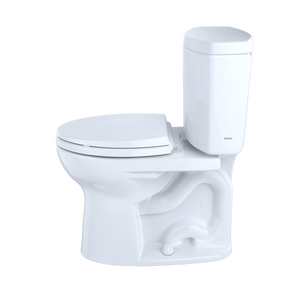 Drake II Round 1.28 gpf Right Hand Lever Two-Piece Toilet in Cotton White