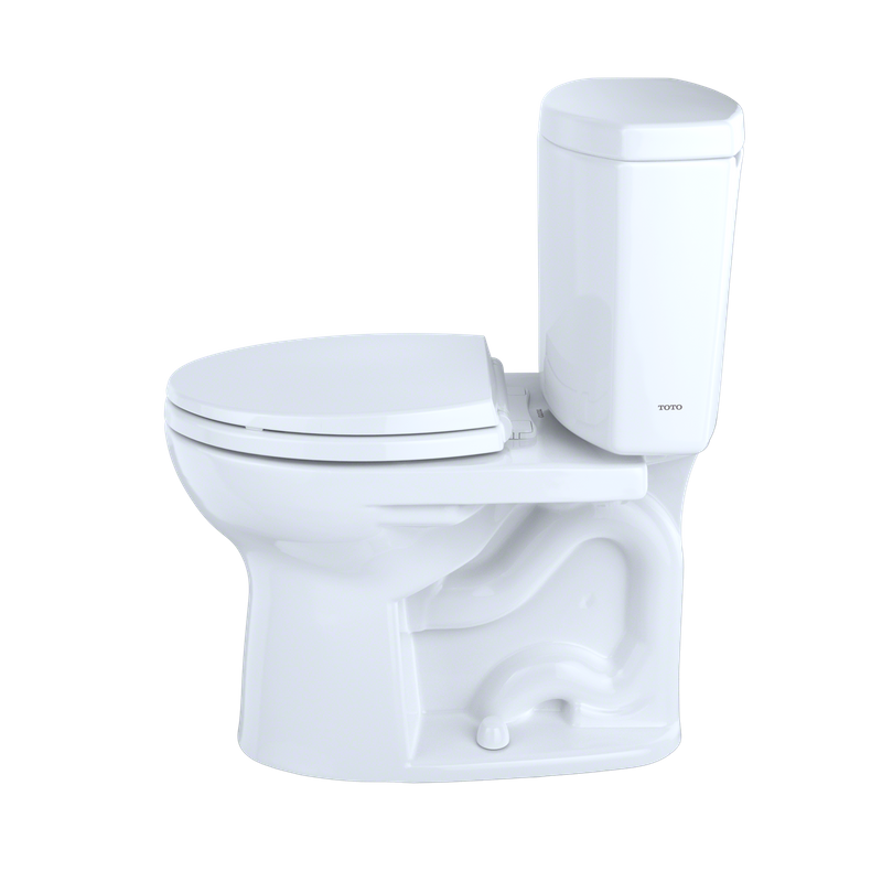 Drake II Round 1.28 gpf Right Hand Lever Two-Piece Toilet in Cotton White