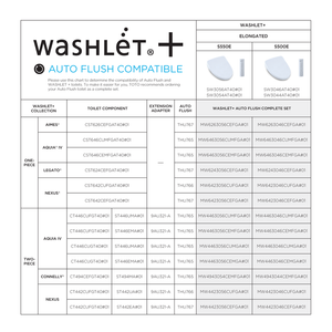 Auto-Flush Kit for 1G Washlet+ 1.0 gpf System Toilets