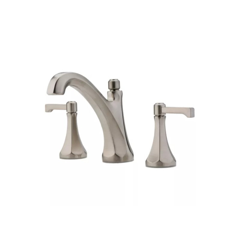 Arterra Widespread Two-Handle Bathroom Faucet in Brushed Nickel