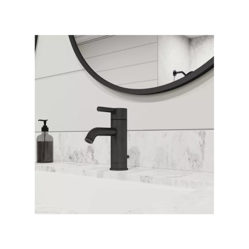 Contempra Single-Handle Bathroom Faucet in Matte Black