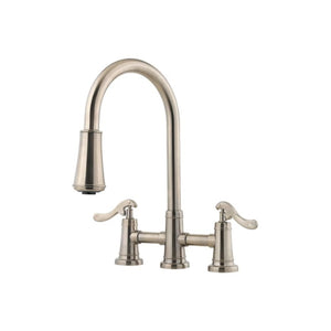 Ashfield Pull-Down Kitchen Faucet in Brushed Nickel