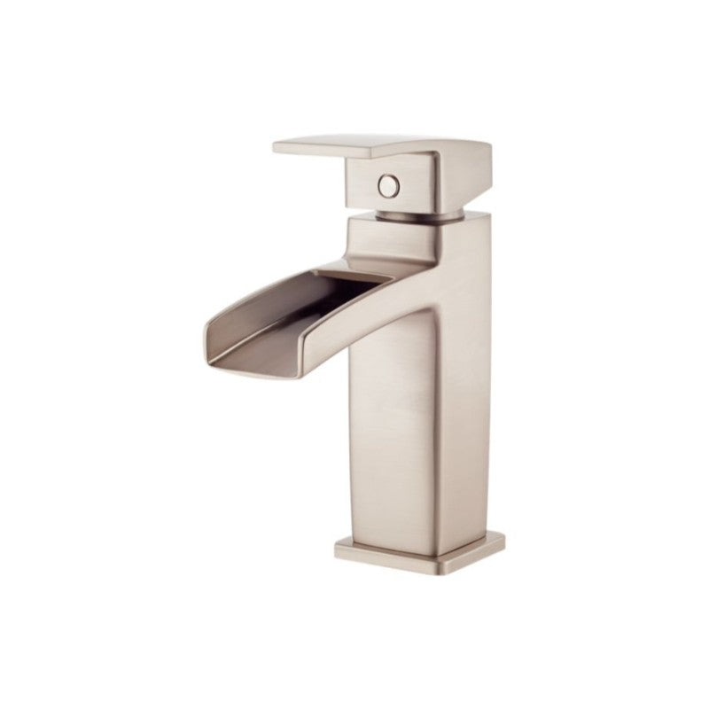 Kenzo Single-Handle Waterfall Bathroom Faucet in Brushed Nickel