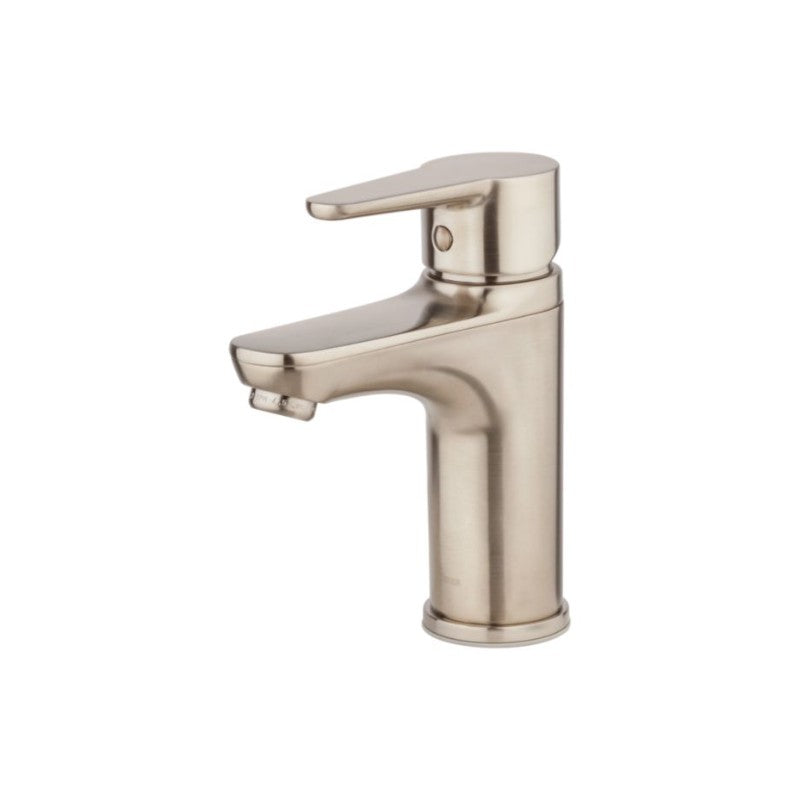 Pfirst Single-Handle Bathroom Faucet in Brushed Nickel - 2.19' Width