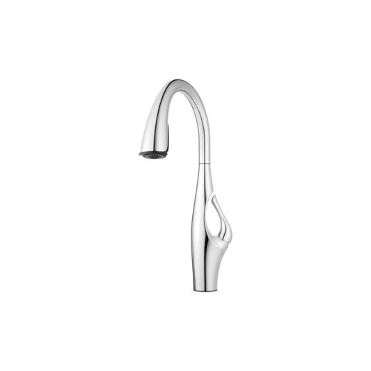 Kai Single-Handle Pull-Down Kitchen Faucet in Polished Chrome