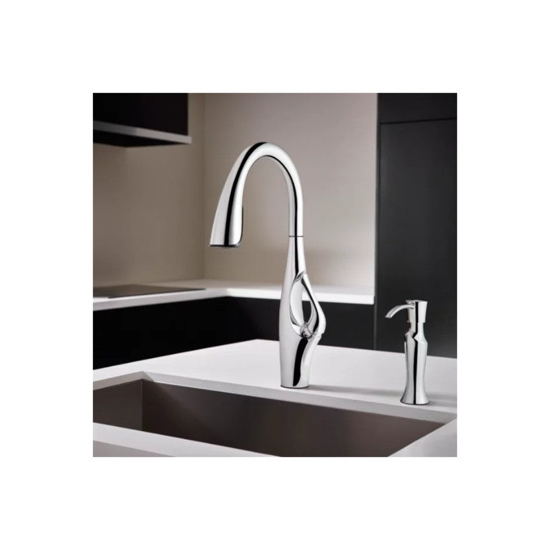 Kai Single-Handle Pull-Down Kitchen Faucet in Polished Chrome