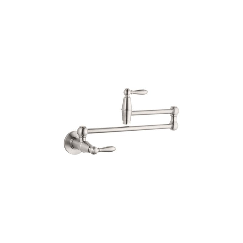 Port Haven Pot Filler Kitchen Faucet in Stainless Steel