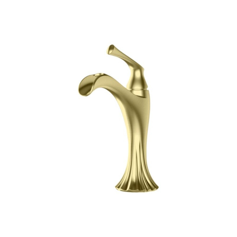 Rhen Single-Handle Bathroom Faucet in Brushed Gold