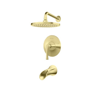 Rhen Single-Handle Tub & Shower Faucet in Brushed Gold