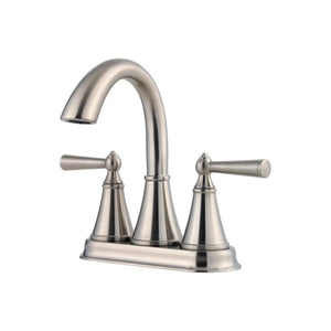 Saxton Centerset Two-Handle Bathroom Faucet in Brushed Nickel