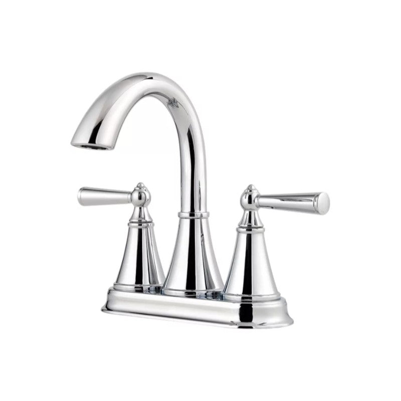 Saxton Centerset Two-Handle Bathroom Faucet in Polished Chrome