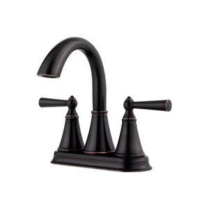 Saxton Centerset Two-Handle Bathroom Faucet in Tuscan Bronze