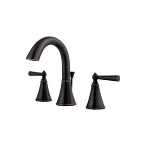 Saxton Two-Handle Bathroom Faucet in Tuscan Bronze