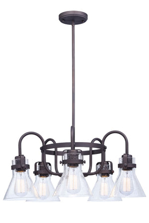 Seafarer 10.75' Chandelier with 5 Lights with bulbs included - Oil Rubbed Bronze