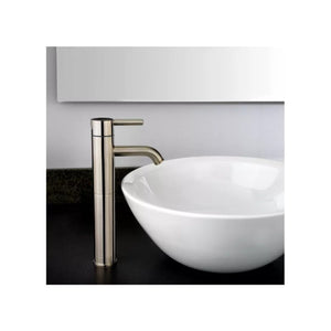 Contempra Vessel Single-Handle Bathroom Faucet in Brushed Nickel