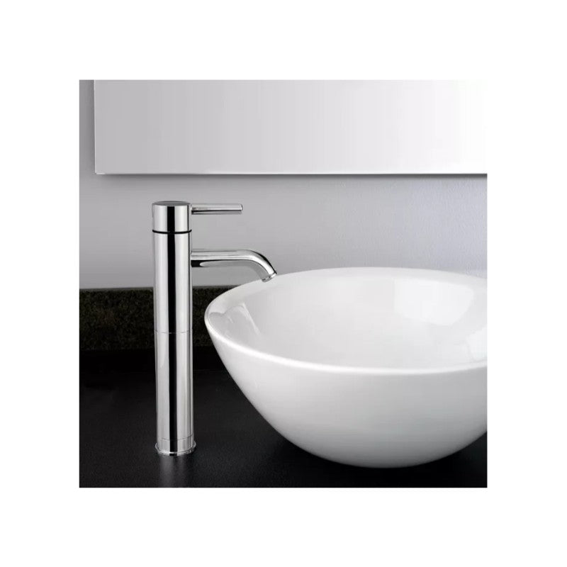 Contempra Vessel Single-Handle Bathroom Faucet in Polished Chrome