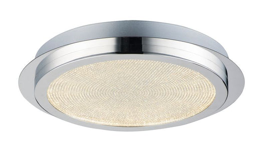 Sparkler 13.75" Single Light Flush Mount in Polished Chrome