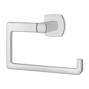 Deckard 7' Flat J-Hook Towel Ring in Polished Chrome