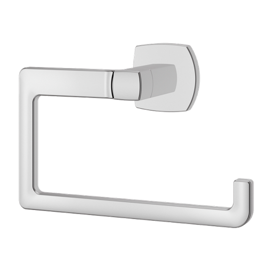 Deckard 7" Flat J-Hook Towel Ring in Polished Chrome