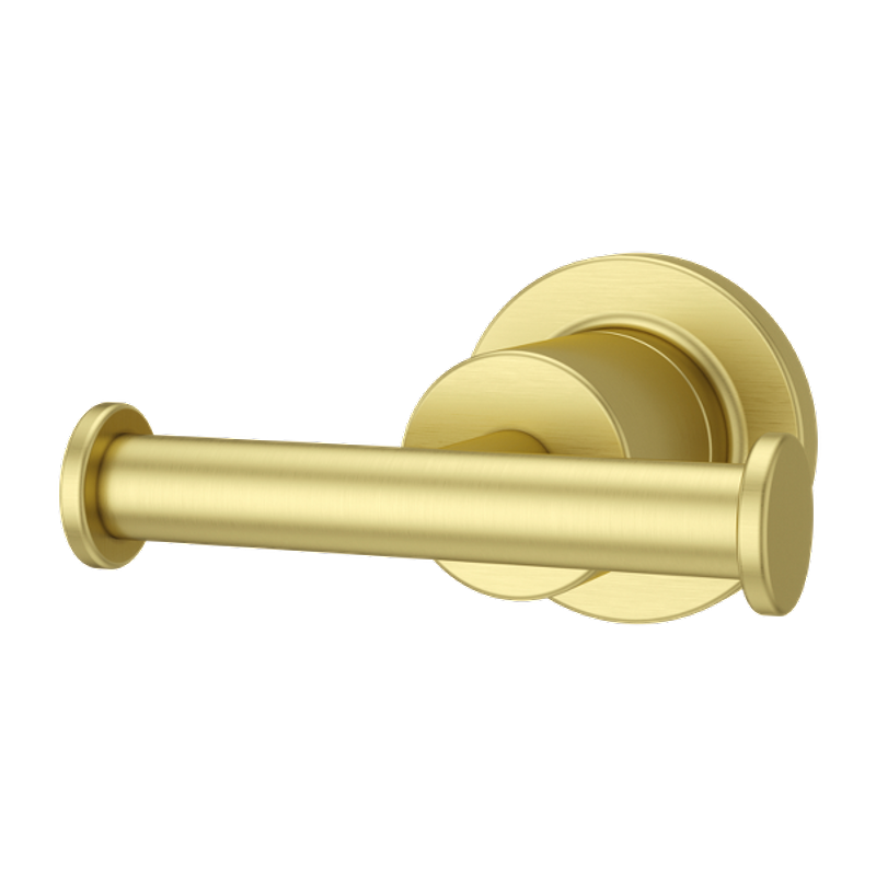 Contempra 3.75' Capped Round-Bar Robe Hook in Brushed Gold