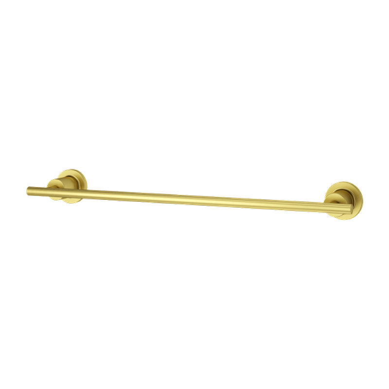 Contempra 20.5' Round Towel Bar in Brushed Gold