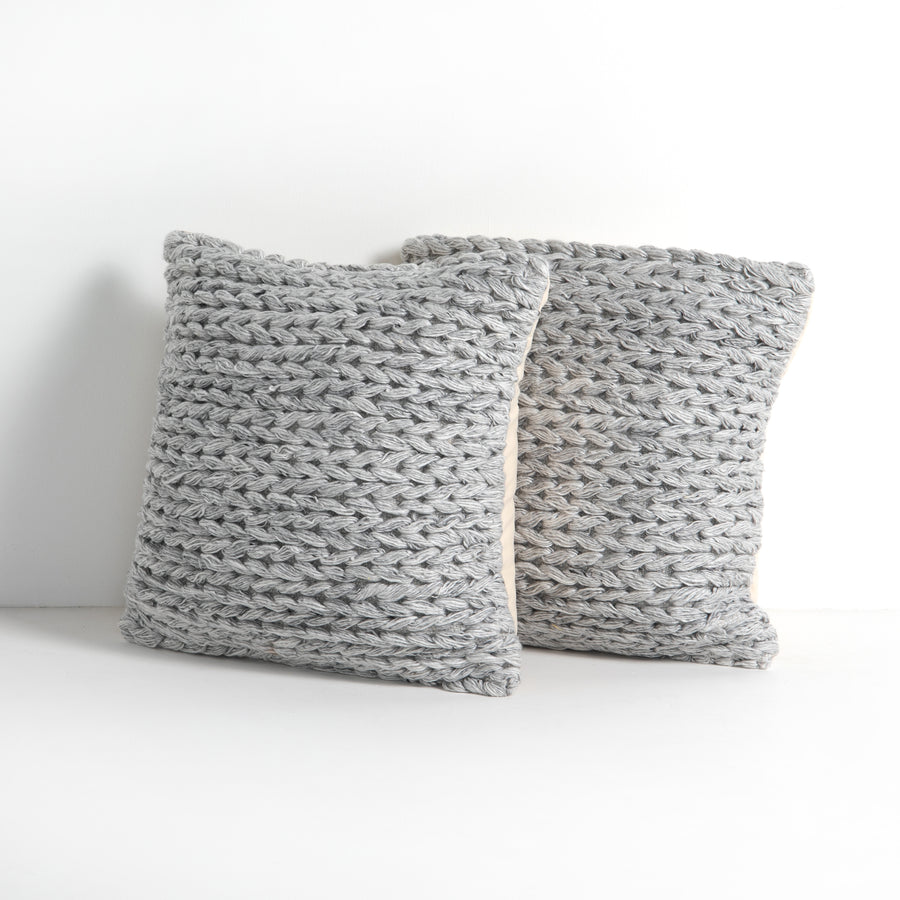 Alvia Outdoor Pillow, Lght Grey-Set 2 (76680)