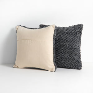 Billa Outdoor Pillow-Charcoal-Set Of 2 (76683)