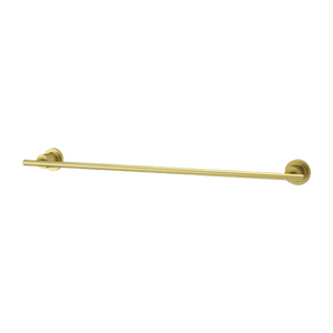 Contempra 26.5' Round Towel Bar in Brushed Gold