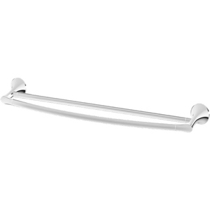 Rhen 26.28' Flat Arch Double Towel Bar in Polished Chrome