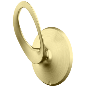 Rhen 2.28' Flat Oval Robe Hook in Brushed Gold