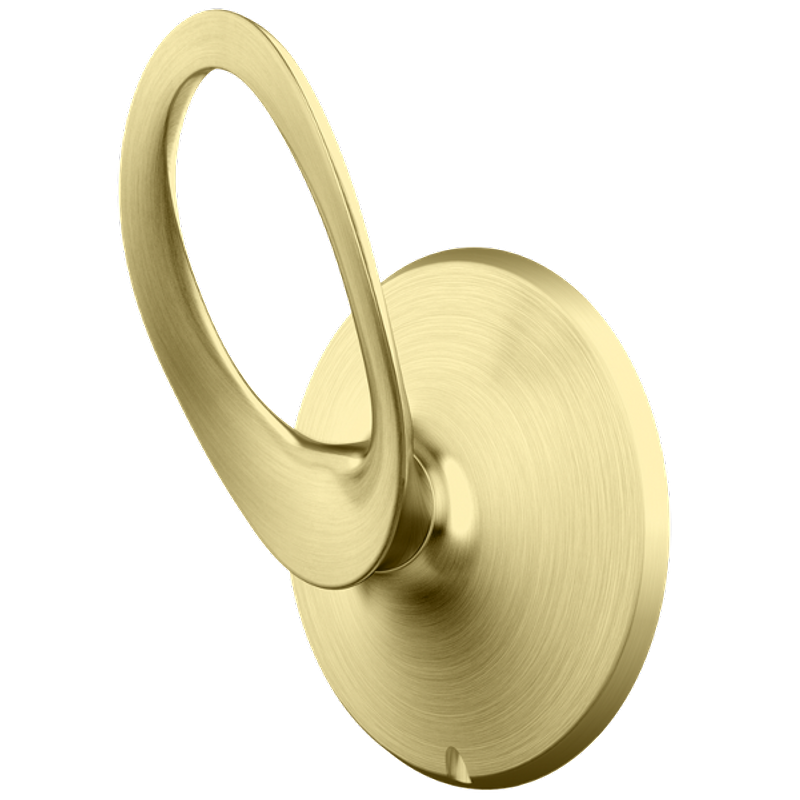 Rhen 2.28' Flat Oval Robe Hook in Brushed Gold