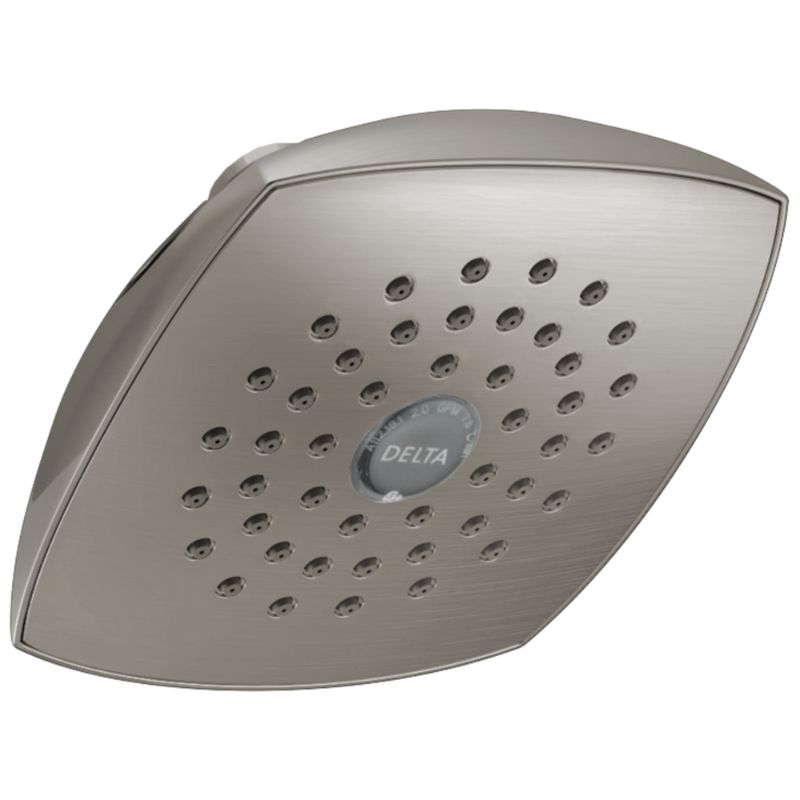 Universal Showering 5.25' Showerhead in Stainless - Single Spray Setting