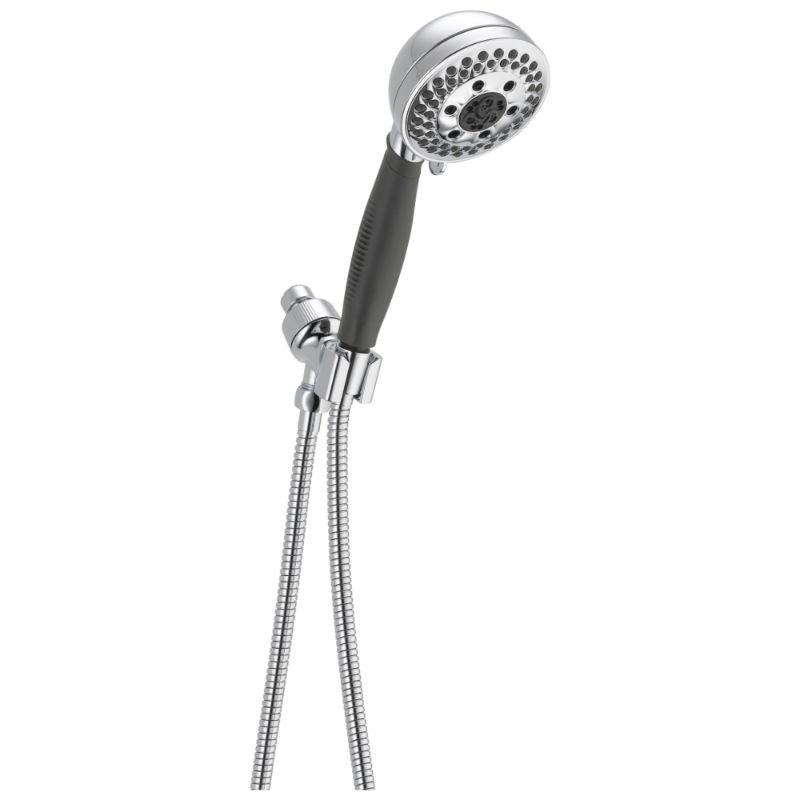 Universal Showering Wall Mount Hand Shower in Chrome - 5 Spray Settings