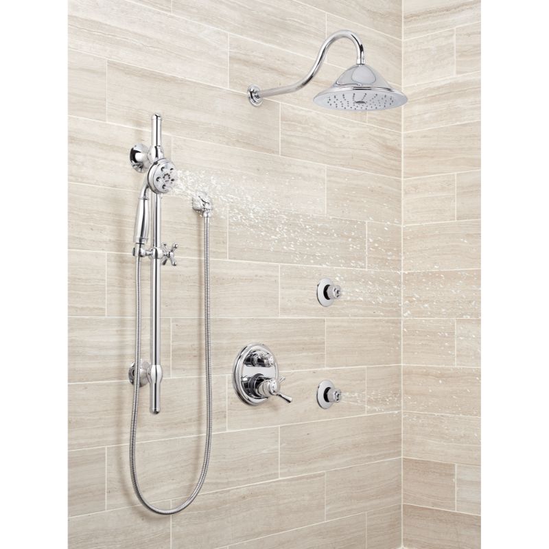 Universal Showering Components 29' Hand Shower in Chrome with Slide Bar - 3 Spray Settings