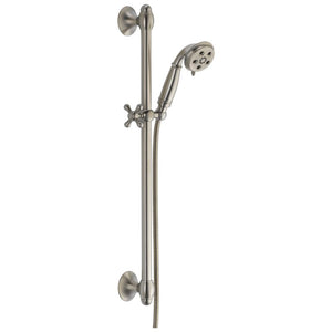 Universal Showering 29' Hand Shower in Stainless with Slide Bar - 3 Spray Settings