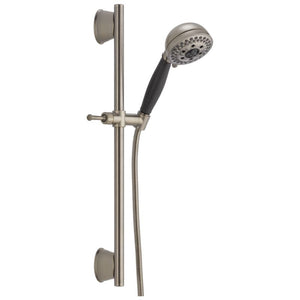 Universal Showering Hand Shower in Stainless with Slide Bar - 5 Spray Settings