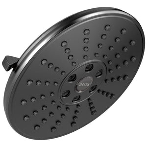 Universal Showering Round Showerhead in Matte Black - 3 Spray Settings