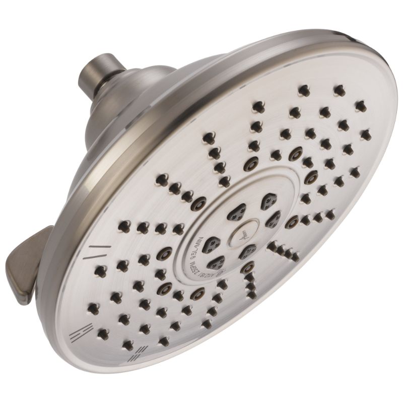 Universal Showering 8.16' Showerhead in Stainless - 3 Spray Settings