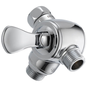 Universal Showering Shower Arm Diverter in Chrome