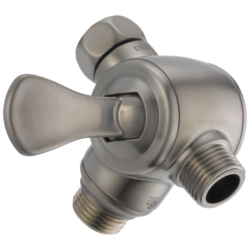 Universal Showering Components Shower Arm Diverter in Stainless