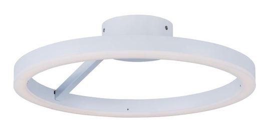 Cirque 19.75" Single Light Flush Mount in Matte White