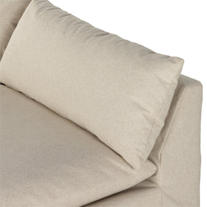 Atelier Grant Slipcover 3 Piece Sectional - 114' - Natural