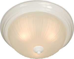Essentials - 583x 11.5' Single Light Flush Mount in White