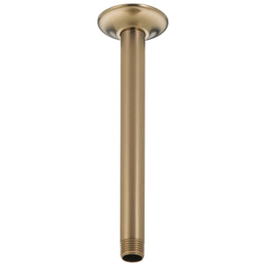Universal Showering 10' Ceiling Mount Shower Arm in Champagne Bronze