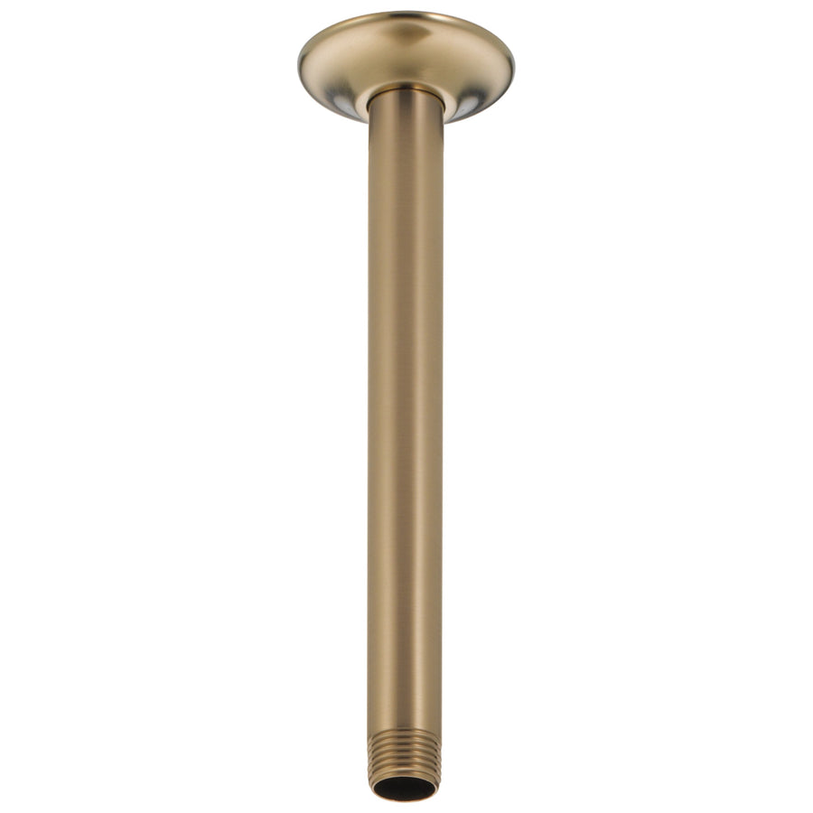 Universal Showering 10' Ceiling Mount Shower Arm in Champagne Bronze