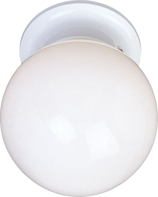 Essentials - 588x 6" Single Light Flush Mount in White