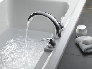 Classic Two-Handle Roman Tub Faucet in Chrome